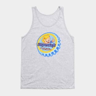 Retro Vintage Supersaft Soda Bottlecap Tank Top